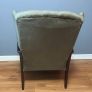 Stylish Grey Tufted High Back Armchair | Elegant & Comfortable Image 5