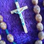 ROSARY - Carved Wood and Corded Image 2
