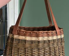 Saille Handmade woven willow 3 colour tote basket