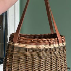 Saille Handmade woven willow 3 colour tote basket
