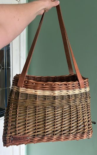 Saille Handmade woven willow 3 colour tote basket