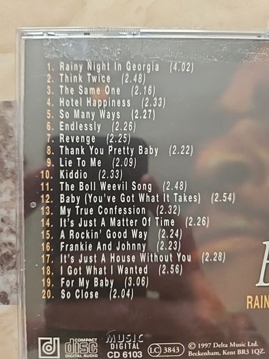 Brook Benton CD  - Rainy Night In Georgia
