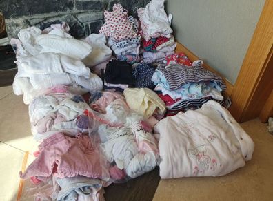 Twin girl bundle 0-3 months
