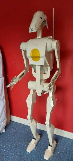 Life Size 5.5 foot Star Wars Battle Droid (One of a Kind)
