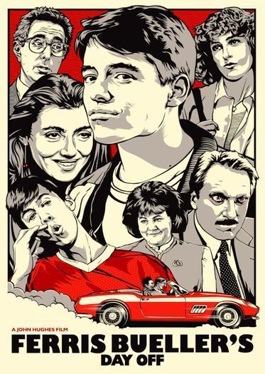 Ferris Bueller's Day Off - Rare Mini Print/Poster