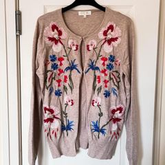 Cashmere cardigan size L