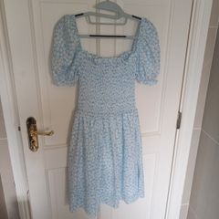 Floral summer dress size L with sleeve