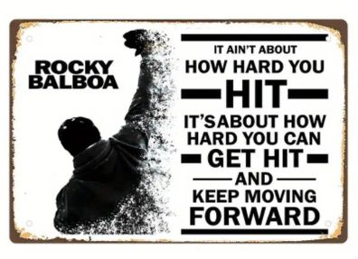 Rocky Balboa : Metal Sign