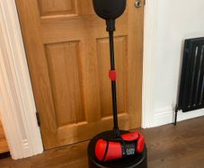 Kids Standted punching bag with 4oz gloves