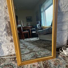 gold framed mirror