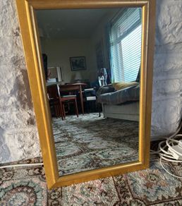 gold framed mirror
