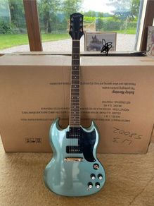Epiphone SG special guitar and orange combo amp