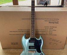 Epiphone SG special guitar and orange combo amp
