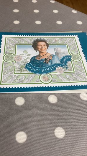 Queen Elizabeth II postcard