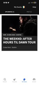 Concert tickets