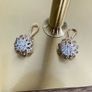 Vintage Diamond Daisy Cluster Earrings Image 2