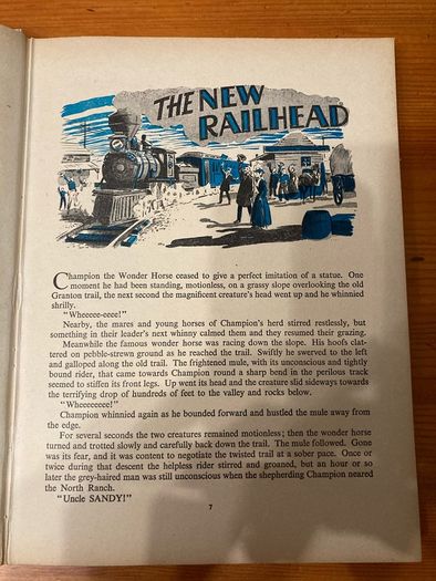 Vintage annual: 'Champion the wonder horse' annual 1966
