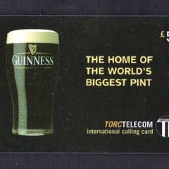 1990s Torc Telecom IR5 Guinness The Home of The World's Biggest Pint Callcar Used