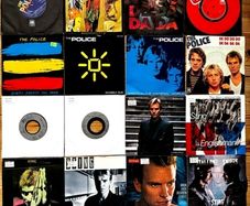 Police,Sting bundle of 16 singles LP