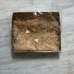 Gold hamper box.