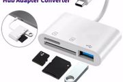 3 in 1 Adapter Type C TF CF SD Memory Card Reader Recorder Compact Flash USB-C Pro Huawei Macbook