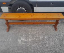 pine benches