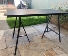 IKEA desk Linnmon top & lerberg trestles