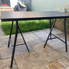 IKEA desk Linnmon top & lerberg trestles