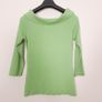 Monsoon Sage Green Bardot Off-The-Shoulder Top Bow Detail 12UK/40EU Image 7