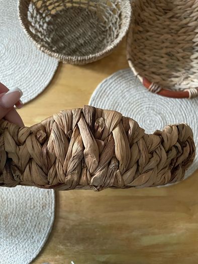 Straw baskets