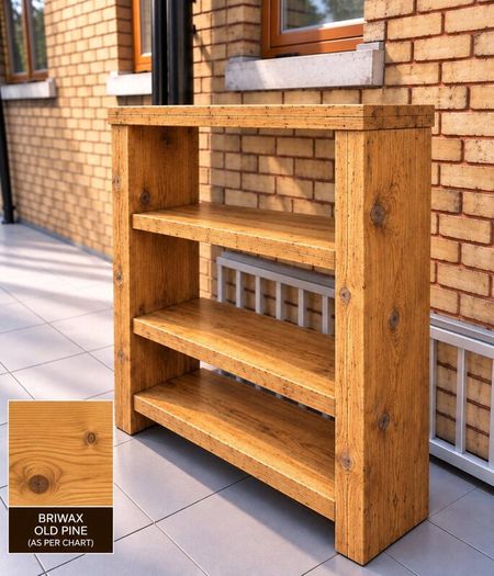 Handmade Old Pine Bathroom Storage Unit