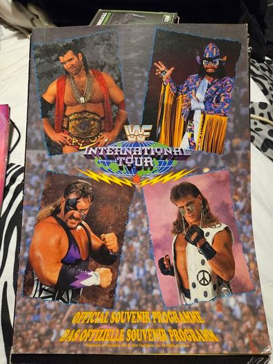 WWF wrestling Programme