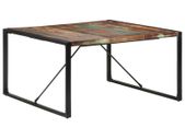 Dining Table 140x140x75 cm Solid Reclaimed Wood