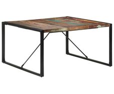 Dining Table 140x140x75 cm Solid Reclaimed Wood