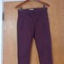 M&S Plum Short Length  Jeggins.  S.12 Image 2
