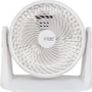 8" high Velocity Plastic Freestanding/Wall Mounted Desk Fan, White Image 6