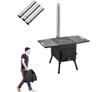 Camping Stove Cast Iron Hot Tent Wood Stove