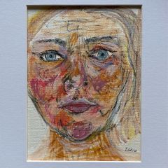 Original Art Original Drawing Portrait Irish Art