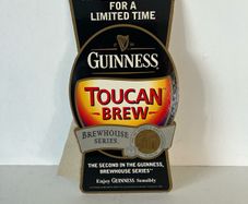Guinness toucan brew showcard (nos)