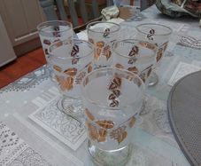 Vintage Libbeys Frosted Glasses