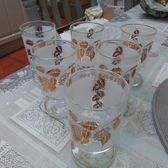 Vintage Libbeys Frosted Glasses