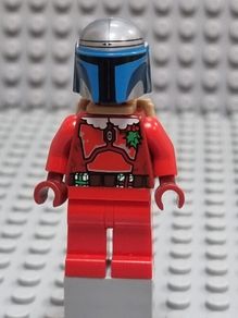 Lego Star Wars minifigure Santa Jango Fett
