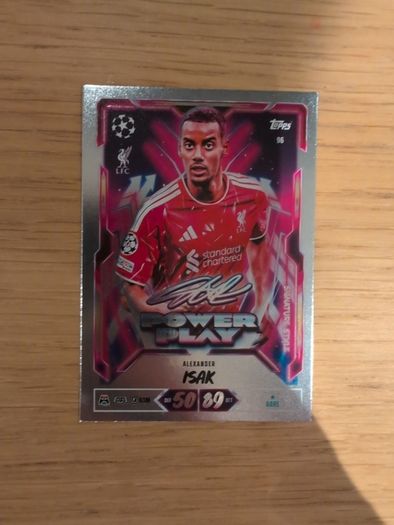 llexander Isak match attax card