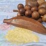 Set of 13 Mid Century Acacia Hardwood Fruits Image 4