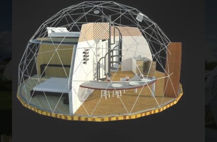 Deluxe 5m(16.4ft) Extremely Strong Structure For Irish Weather Dome Igloo Glamping