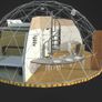 Deluxe Clear Tinted 3m(10ft) Extremely Strong Structure for Irish weather Dome Igloo Glamping Image 6