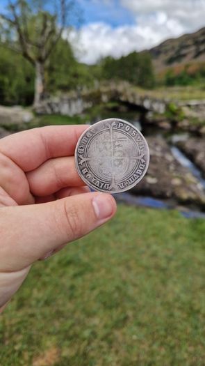 Scarce Ex. Spink 1551 Edward 6th Silver Crown.