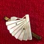1920's antique mother of Pearl brooch Image 2