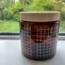 Vintage 1980s plaid sugar jar Image 2