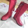 Beautiful Red Girl's Winter Boots (New) Image 2